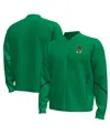Under Armour Men's Green Notre Dame Fighting Irish Unstoppable Full-zip Bomber Jacket In Green