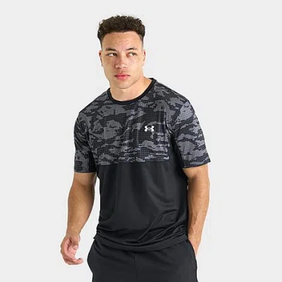 Under Armour Men's Heatgear Camo T-shirt In Black