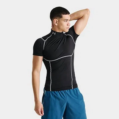 Under Armour Men's Heatgear Elite Mock Training Top In Black