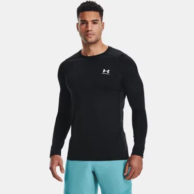 Under Armour Men's Heatgear® Fitted Long Sleeve Black