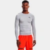 Under Armour Mens  Heatgear Og Compression Long Sleeve In Mod Gray/black