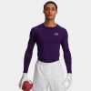 Under Armour Men's Heatgear Long-sleeve Training Top In Purple