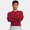 Under Armour Men's Heatgear Long-sleeve Training Top In Red