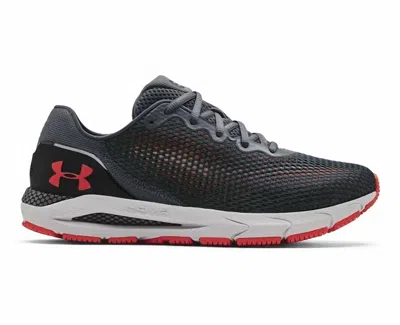 Under Armour Men's Hovr Sonic 4 Running Shoe In Gray/red In Multi