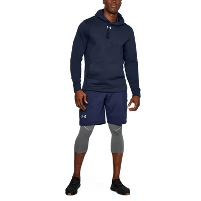 Under Armour Hustle Fleece Hoodie In Blue