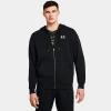 Under Armour Men's Icon Fleece Full-zip Hoodie In Black