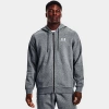 Under Armour Men's Icon Fleece Full-zip Hoodie In Gray