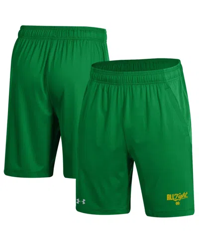 Under Armour Men's Kelly Green Notre Dame Fighting Irish All Fight Tech Vent Shorts