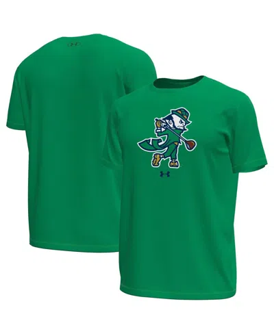 Under Armour Men's Kelly Green Notre Dame Fighting Irish Golf Leprechaun Tech Stretch T-shirt