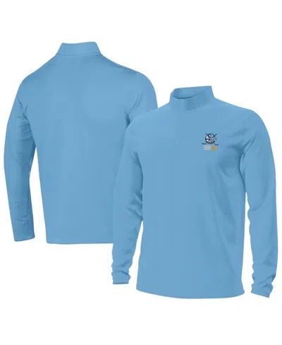 Under Armour Men's Light Blue Notre Dame Fighting Irish The Frozen Confines Motion Quarter-zip Jacket