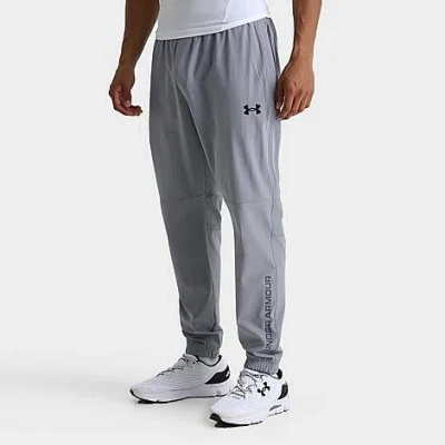 Under Armour Men's Lock-up Woven Track Pants In Gray