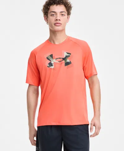 Under Armour Men's Logo Graphic T-shirt In 847 Fire