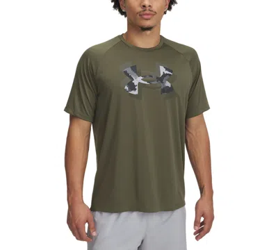Under Armour Men's Logo Graphic T-shirt In Marine Od Green,black