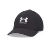 Under Armour Men's Logo Embroidered Twill Hat In Black,white
