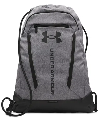 Under Armour Men's Logo Hustle Backpack In Castlerock,black