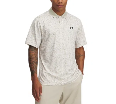 Under Armour Men's Matchplay Printed Logo Polo Shirt In Multi