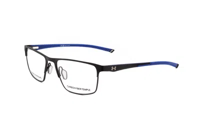 UNDER ARMOUR MEN'S MATTE BLACK BLUE 54MM OPTICALS