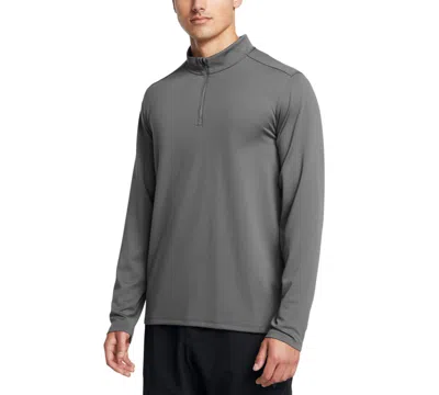 Under Armour Men's Motion Regular-fit 4-way Stretch 1/4-zip Sweatshirt In Castlerock,anthracite