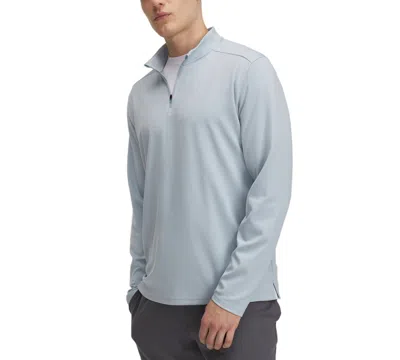 Under Armour Men's Motion Regular-fit 4-way Stretch 1/4-zip Sweatshirt In Harbor Blue,harbor Blue