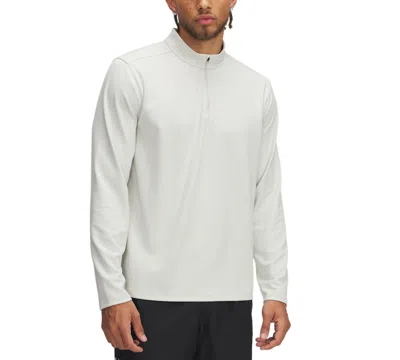 Under Armour Men's Motion Regular-fit 4-way Stretch 1/4-zip Sweatshirt In Summit White,summit White