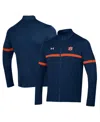 Under Armour Men's Navy Auburn Tigers 2023 Assist Warm Up Full-zip Jacket In Navy