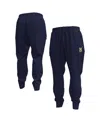 Under Armour Men's Navy Midshipmen Unstoppable Fleece Jogger Pants In Blue