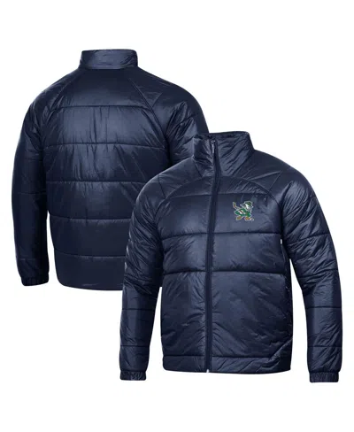 Under Armour Men's Navy Notre Dame Fighting Irish Hockey Leprechaun Storm Insulated Full-zip Jacket In Blue