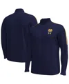 Under Armour Men's Navy Notre Dame Fighting Irish Playoff Performance Quarter-zip Jacket In Navy