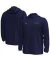 Under Armour Men's Navy Notre Dame Fighting Irish Rival Stretch Woven Full-zip Hoodie Jacket In Blue