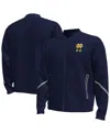 Under Armour Men's Navy Notre Dame Fighting Irish Unstoppable Full-zip Bomber Jacket In Navy