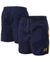 Under Armour Men's Navy Notre Dame Fighting Irish Woven Shorts In Blue