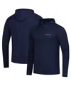 Under Armour Men's Navy The Players Drive Pro Seamless Pullover Hoodie In Navy