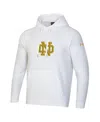 Under Armour Men's Notre Dame Fighting Irish 2024 Shamrock Series Rival Fleece Pullover Hoodie In White