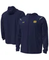 Under Armour Men's Notre Dame Fighting Irish Unstoppable Performance Fleece Hoodieâ Half-zip Jacket In Blue