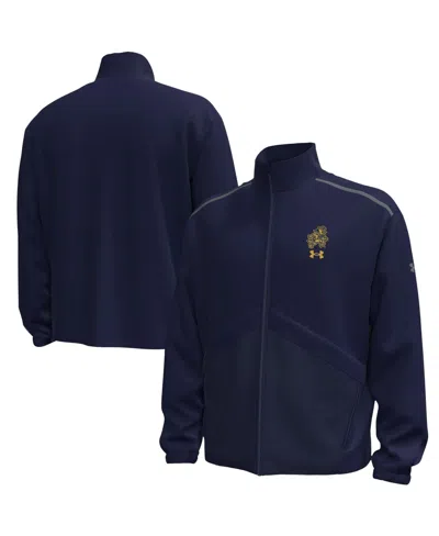 Under Armour Men's Notre Dame Fighting Irish Unstoppable Water-resistant Full-zip Jacket In Blue