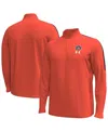Under Armour Men's Orange Auburn Tigers Playoff Performance Quarter-zip Jacket In Gold
