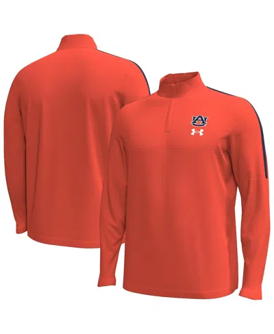 Under Armour Men's Orange Auburn Tigers Playoff Performance Quarter-zip Jacket