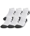 Under Armour Men's Performance Tech Low Socks In 101 White