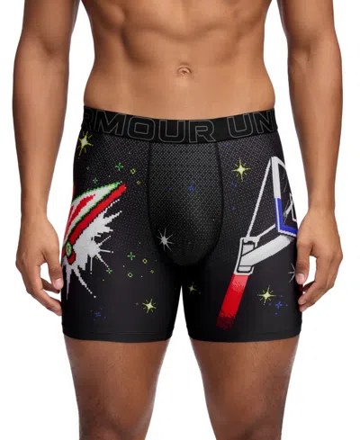 Under Armour Men's Performance Tech Mesh Graphic 6" Boxer Briefs