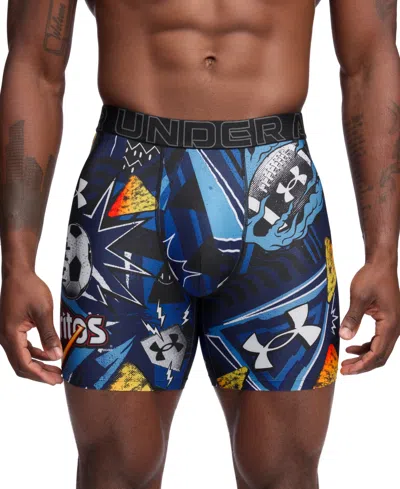 Under Armour Men's Performance Tech Mesh Graphic 6" Boxer Briefs