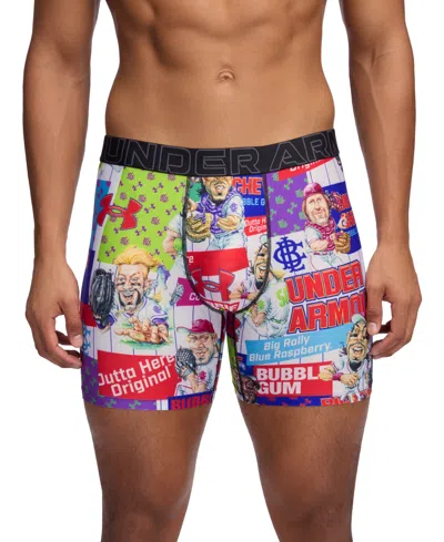 Under Armour Men's Performance Tech Mesh Graphic 6" Boxer Briefs In Assorted
