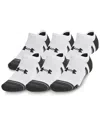 Under Armour Ua Performance Tech Ped Socks Set Of 6 In 101 White
