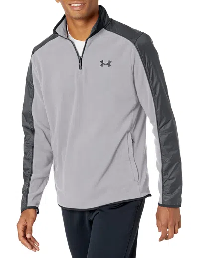 Under Armour Men's Polartec Forge Zip T-shirt In Mod Gray In Multi