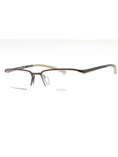 Under Armour Men's Premium Rectangular Eyeglasses - Elevated Style For Everyday Use In Black