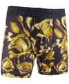 Under Armour Men's Printed Performance Tech Mesh 6" Boxer Briefs In Gold