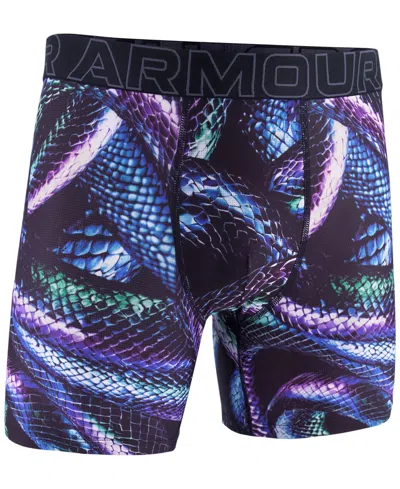 Under Armour Men's Printed Performance Tech Mesh 6" Boxer Briefs In Multi