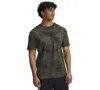 Under Armour Men's Project Rock All-over Printed T-shirt In Gray
