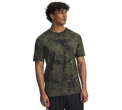 Under Armour Men's Project Rock All-over Printed T-shirt In Gray
