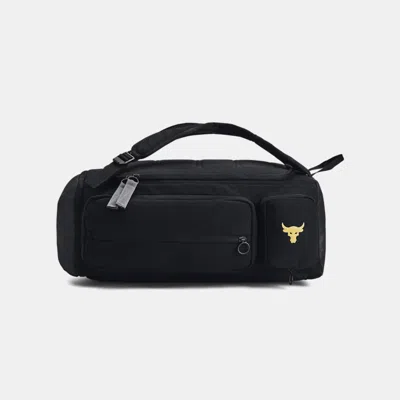 Under Armour Men's Project Rock Duffle Backpack Black