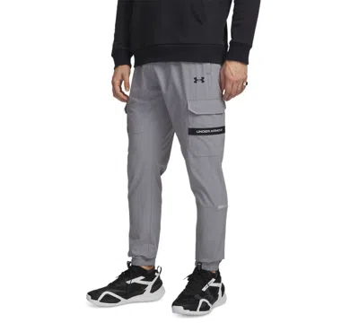 Under Armour Men's Pull-on Regular-fit Pants In Gray